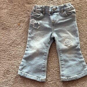OshKosh B'gosh Denim Kids Jeans with Floral Accents